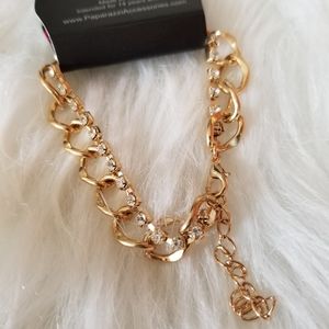 COPY - Paparazzi Gold Diamond Twist Chain